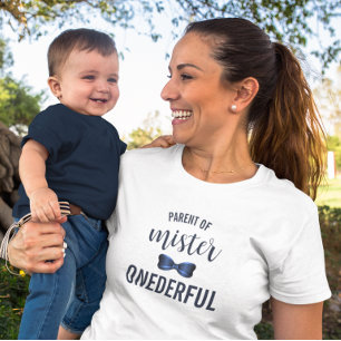Mister Onederful Bow Tie 1st Birthday T-Shirt