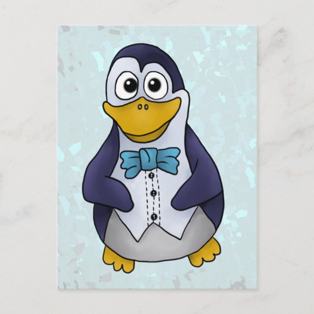Mister Pinguin Postcard (Front)
