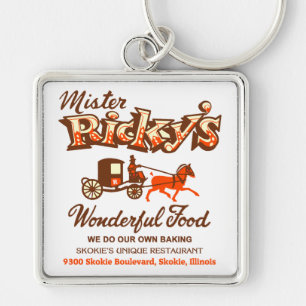 Mister Ricky's Restaurant, Skokie, Illinois  Key Ring