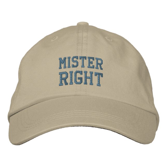 MISTER RIGHT cap (Front)
