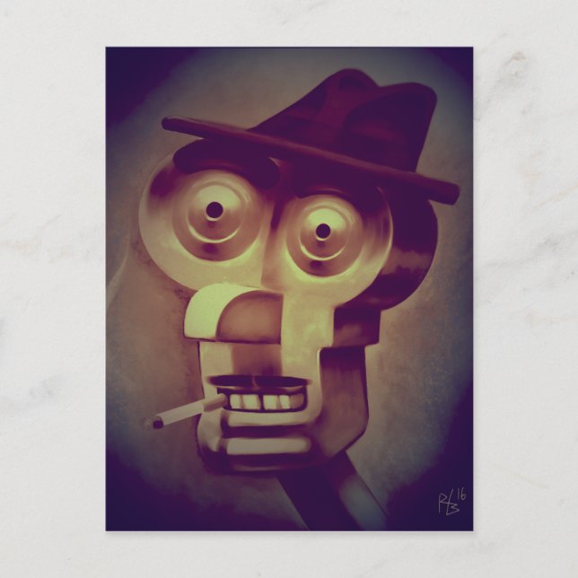 "Mister Robot" postcard (Front)