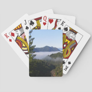 Misting fog in the mountains.. playing cards