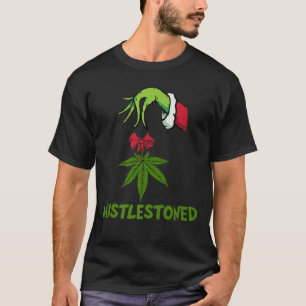 Mistlestoned-420-Cannabis-Mistlestoned-Christmas-2 T-Shirt