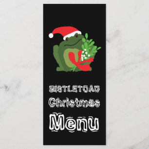 Mistle'toad Christmas Menu