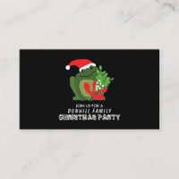 Mistle'toad, Christmas Party Ticket Invitation