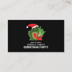 Mistle'toad, Festive Invitation