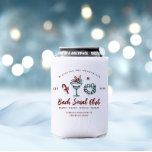 Mistletoe and Margaritas | Christmas Bachelorette Can Cooler<br><div class="desc">Add a festive touch to your holiday celebrations with the Mistletoe and Margaritas Christmas Bachelorette Can Cooler! Perfect for bachelorette parties, holiday gatherings, and girls' night out, this chic and stylish can cooler features a playful "Bach Social Club" design with festive illustrations of mistletoe, margaritas, and holiday cheer. Whether you're...</div>