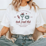 Mistletoe and Margaritas | Christmas Bachelorette T-Shirt<br><div class="desc">Get ready to jingle and mingle in this festive Mistletoe and Margaritas Christmas Bachelorette T-Shirt! Perfect for a cosy winter bachelorette party, this fun and trendy tee combines holiday cheer with bachelorette vibes. Featuring playful holiday-themed margarita glasses and mistletoe graphics, this shirt is a must-have for brides-to-be and their crew...</div>