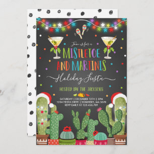 Mistletoe and Martinis Holiday Party Invitation