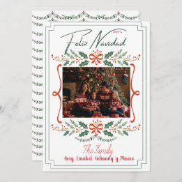 Mistletoe Botanical Christmas Card