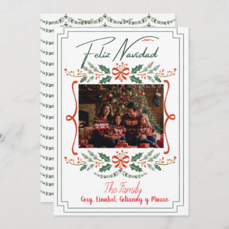 Mistletoe Botanical Christmas Card