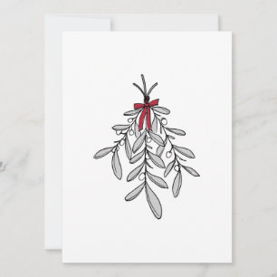 Mistletoe Christmas Card