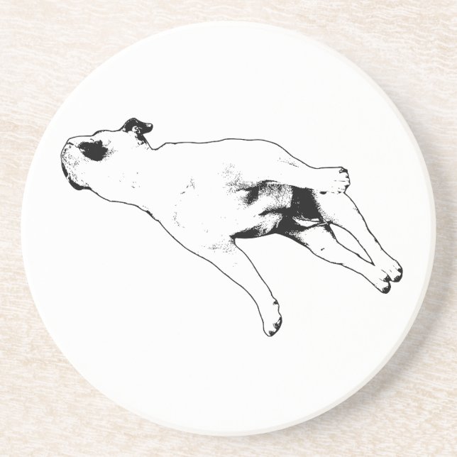 Mistletoe Coffee Pause Coaster (Front)