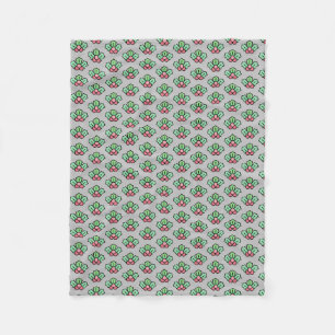 mistletoe fleece blanket