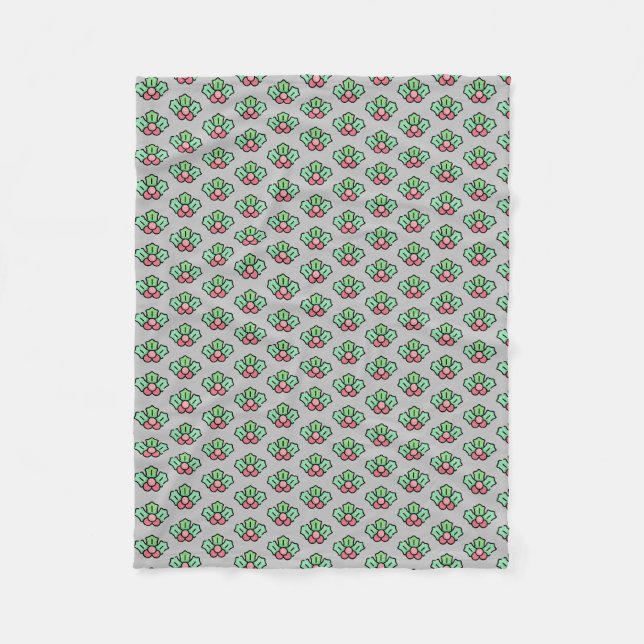 mistletoe fleece blanket (Front)
