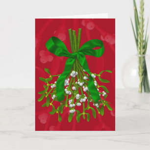 "Mistletoe Greetings." Greeting Card