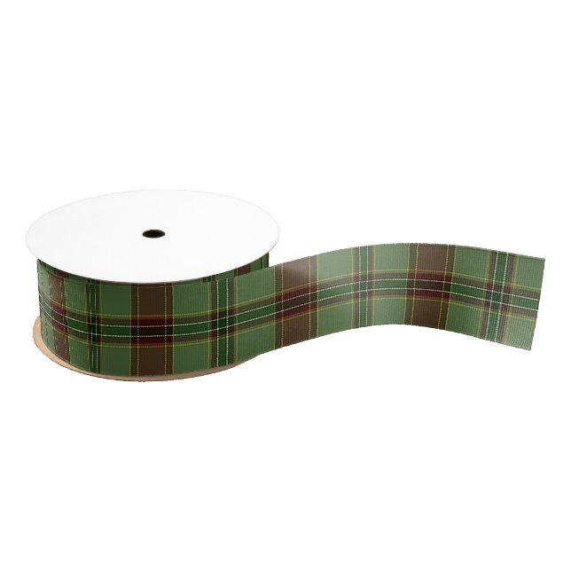 Mistletoe & Holly Plaid Grosgrain Ribbon (Spool)