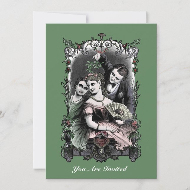 Mistletoe - Invitation (Customise) (Front)