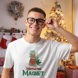 Mistletoe Magnet Funny Christmas T-Shirt