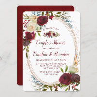 Mistletoe Manor Oval Frame Couple's Wedding Shower