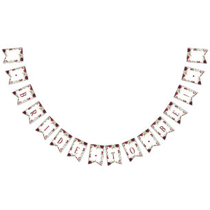 Mistletoe Manor Winter Bride to Be Bridal Shower Bunting