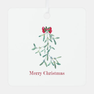 Mistletoe Metal Tree Decoration