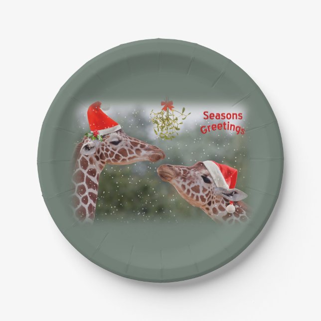 Mistletoe Moments Paper Plate (Front)