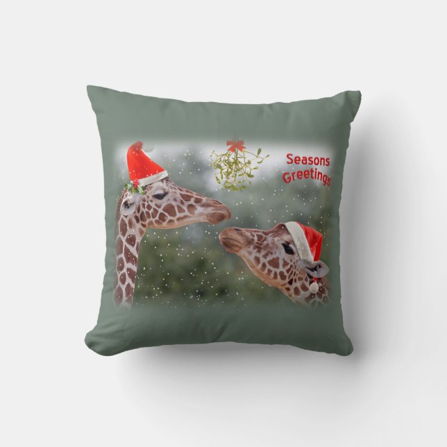 Mistletoe Moments Pillow (Front)