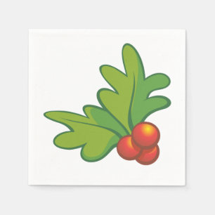 Mistletoe Napkin