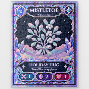 Mistletoe, Rainbow Foil Art Jigsaw Puzzle