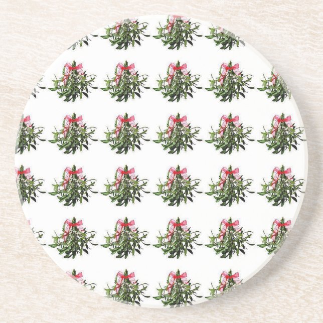 **MISTLETOE** SANDSTONE COASTER (Front)