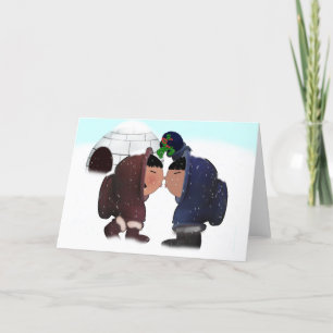 Mistletoe Time Holiday Card