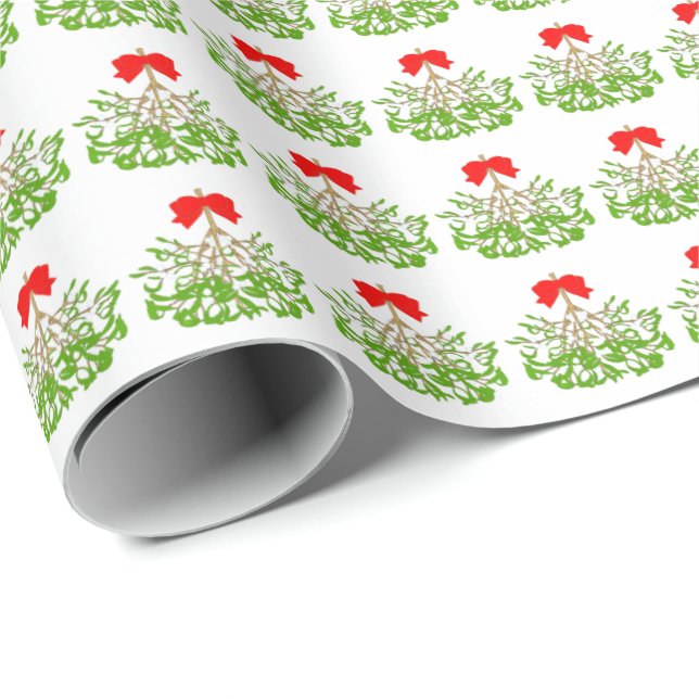 Mistletoe Wrapping Paper (Roll Corner)