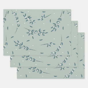 Mistletoe - wrapping paper sheet
