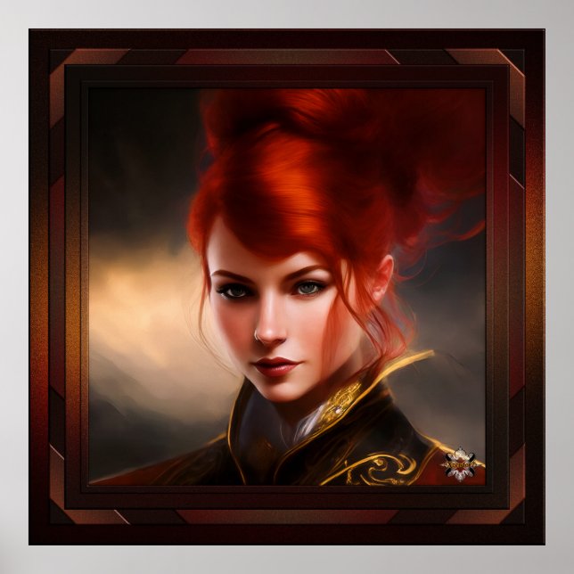 Mistress Of The Wind AI Concept Art by Xzendor7 Poster (Front)