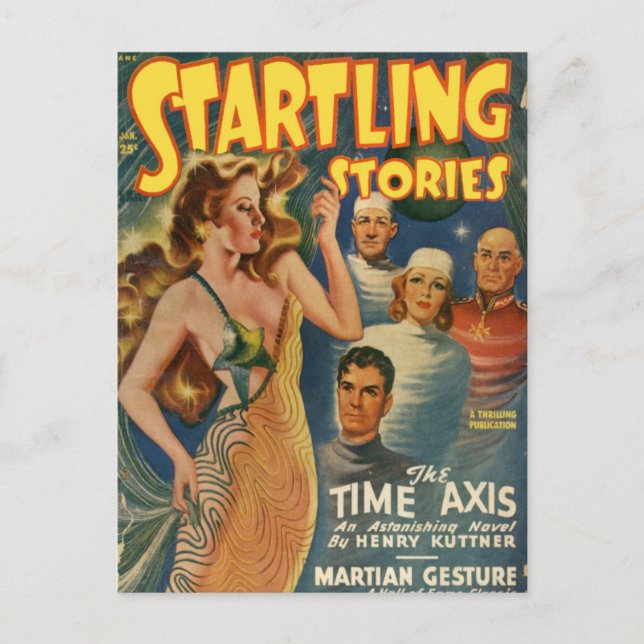 Mistress of Time Postcard (Front)