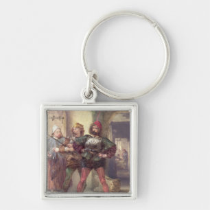 Mistress Quickly, Nym and Bardolph Key Ring