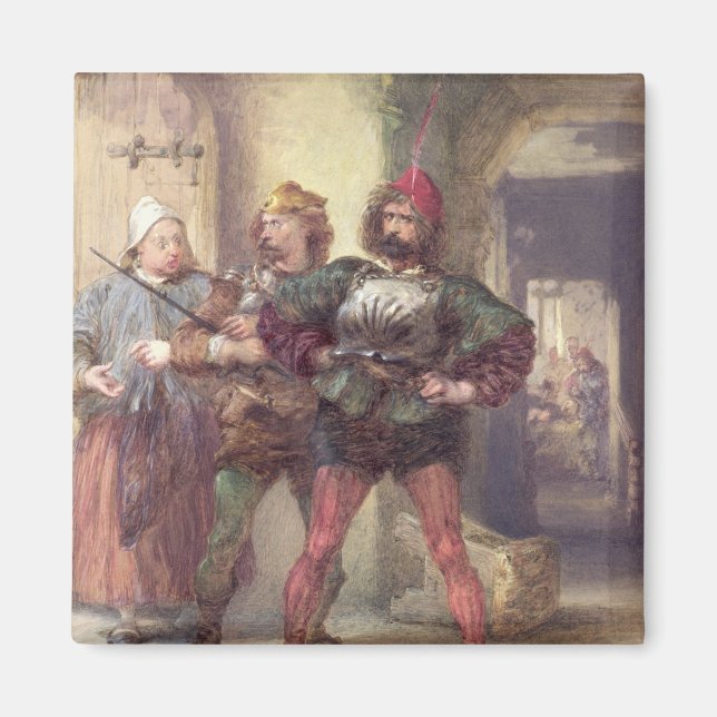 Mistress Quickly, Nym and Bardolph Magnet (Front)