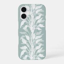 Misty Aqua Green Calla Lily Abstract Floral