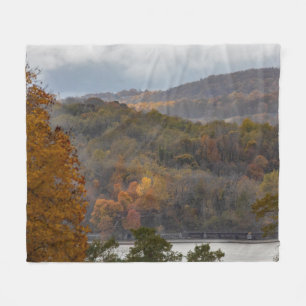 Misty Autumn Fleece Blanket