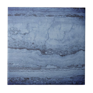 Misty Blue abstract Granite marble pattern  Tile