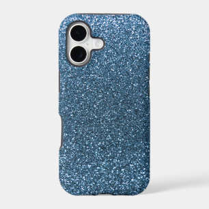 Misty blue glitter