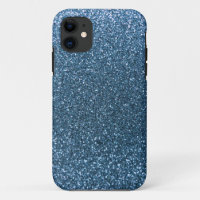 Misty blue glitter