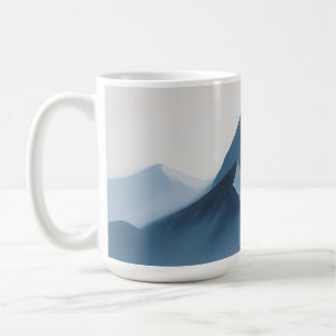 Misty Blue Mountain Peaks Coffee Mug