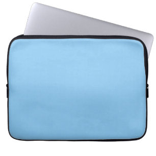 Misty Blue Solid Colour, Laptop Sleeve