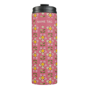Misty Charm Floral Thermal Tumbler