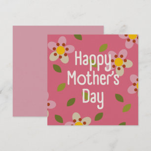 MISTY CHARM - Mother's Day Floral Invitation Card