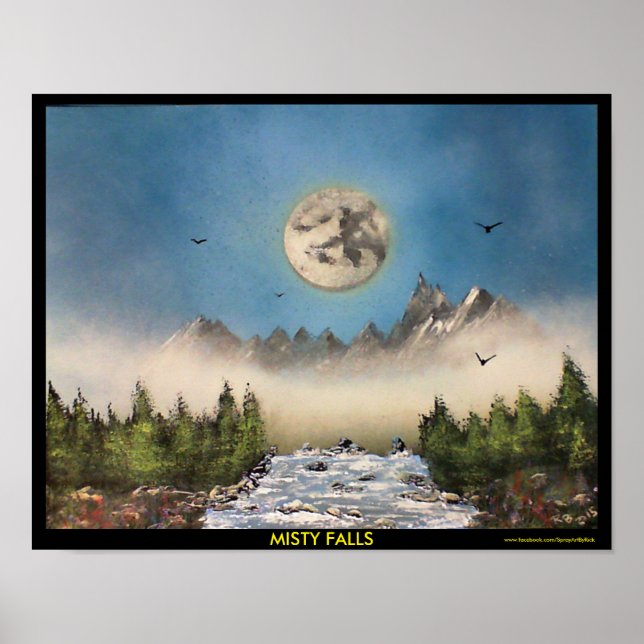 Misty Falls Poster (Front)