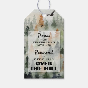 Misty Forest Birthday Party Favour Hang Tags