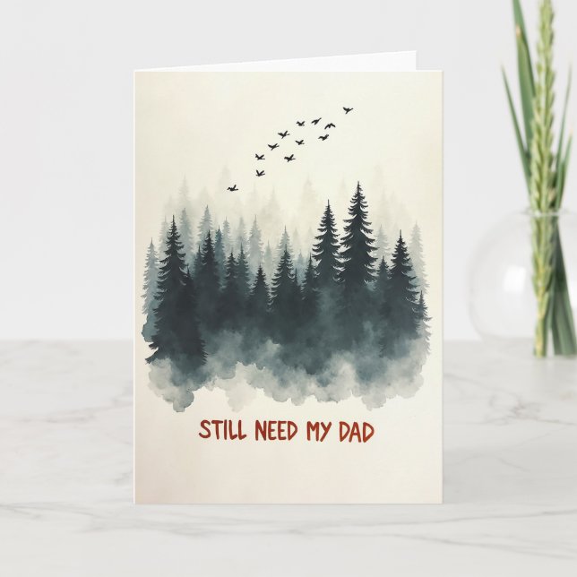 Misty Forest Dads Memory Card (Front)